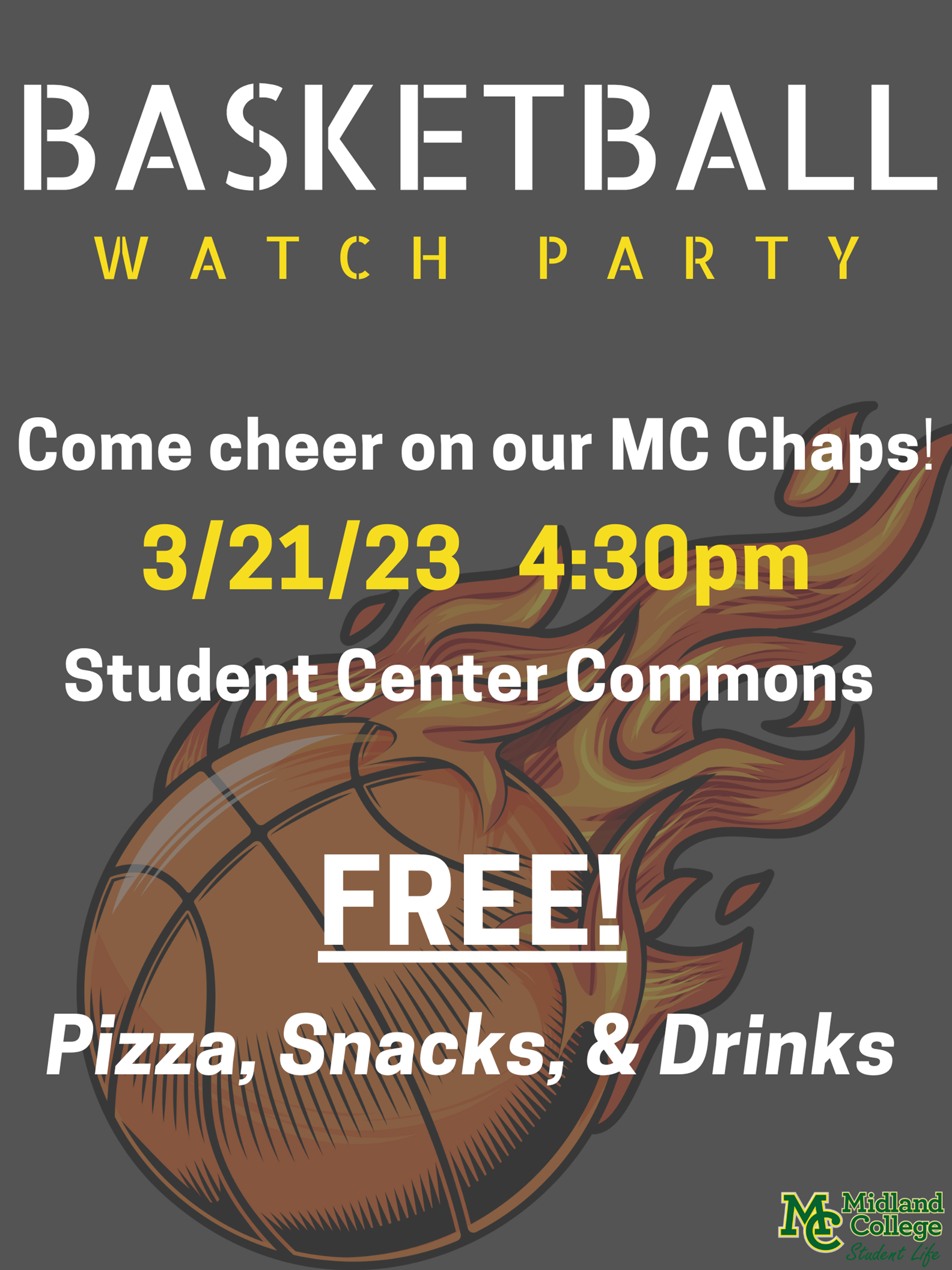 Basketball tournament watch party